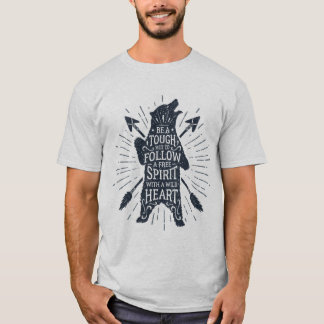 vintage wilder Bär inspirierendes Zitat T-Shirt