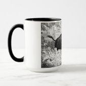 Vintage wilder Eber-Jagd Tasse (Links)