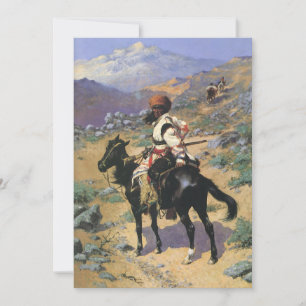 Vintage Wilder Westen, Ein Indischer Trapper von R