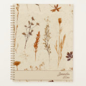 Vintage Wildflower Planer (Vorderseite)