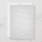 Vintage Wildflowers Garden Wedding Invitation Einladung (Rückseite)