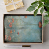 Vintage wildflowers poppies landscape seidenpapier (Geschenk)