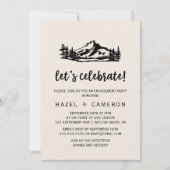 Vintage Wildnis | Buffalo Kariert Let's Celebrate Einladung (Vorderseite)