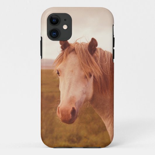 Vintage Wildpferd Case-Mate iPhone Hülle (Rückseite)