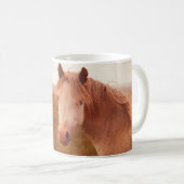 Vintage Wildpferd Kaffeetasse (VorderseiteRechts)