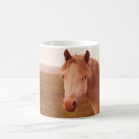 Vintage Wildpferd Kaffeetasse (Mittel)