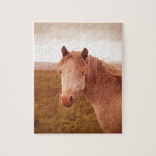 Vintage-Wildpferd Puzzle (Vertikal)