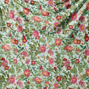 Vintage-Wildrose-Flanelldecke in sanftem Minzgrün Fleecedecke