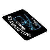 Vintage Wildschweine - Außenschwimmer Magnet (Rechte Seite)