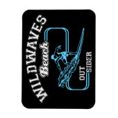 Vintage Wildschweine - Außenschwimmer Magnet (Vertikal)