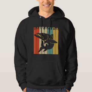 Vintage-Wildtier-Barrakuda-Fisch  Hoodie