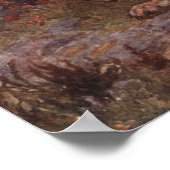 Vintage Wildtiere, Hare von Winifred Austen Poster (Ecke)