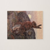 Vintage Wildtiere, Hare von Winifred Austen Puzzle (Horizontal)