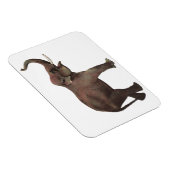 Vintage Wildtiere, Viel Glück-asiatische Elefanten Magnet (Rechte Seite)