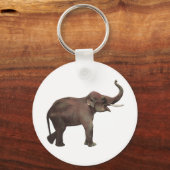 Vintage Wildtiere, Viel Glück-asiatische Elefanten Schlüsselanhänger (Vorderseite)