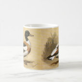 Vintage Wildtiere — Vögel, Mallard-Ente Kaffeetasse (Mittel)