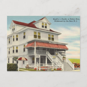 Vintage, Wildwood am Meer, New Jersey Postkarte