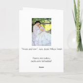 Vintage Willcox Mother & Baby Karte (Rückseite)