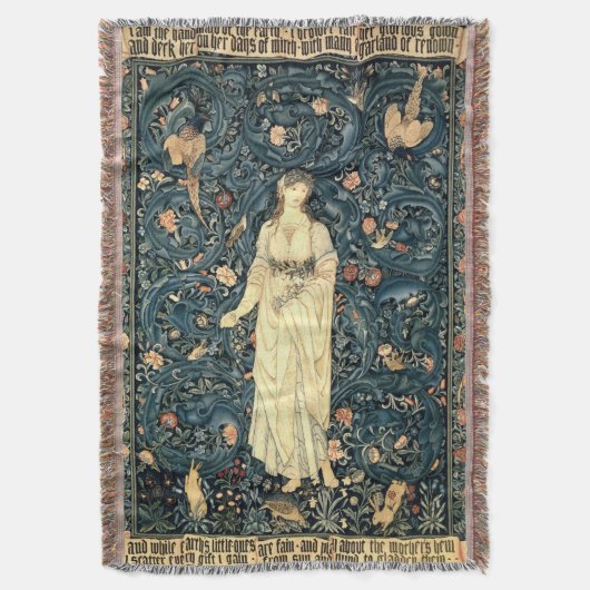 Vintage William Morris 1885 Flora Decke (Vorderseite Vertikal)
