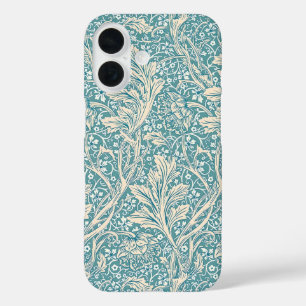 Vintage William Morris Arcadia Floral Nahtlos iPhone 16 Hülle