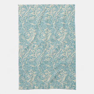 Vintage William Morris Arcadia Floral Nahtlos Geschirrtuch