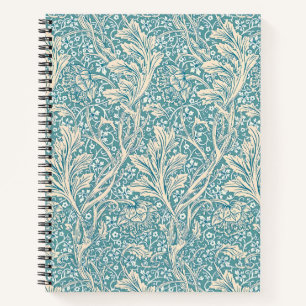 Vintage William Morris Arcadia Floral Nahtlos Notizblock