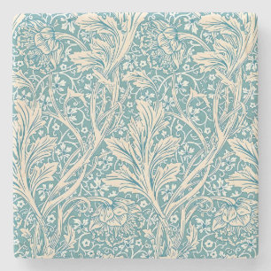 Vintage William Morris Arcadia Floral Nahtlos Steinuntersetzer