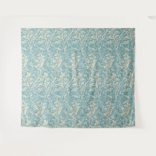 Vintage William Morris Arcadia Floral Nahtlos Wandteppich