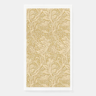 Vintage William Morris Arcadia Gold nahtlos Serviette