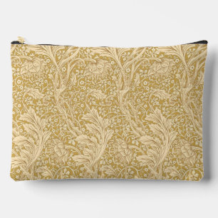 Vintage William Morris Arcadia Gold Nahtlos Zubehörtasche