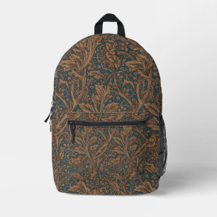 Vintage William Morris Arcadia Nahtlos Bedruckter Rucksack