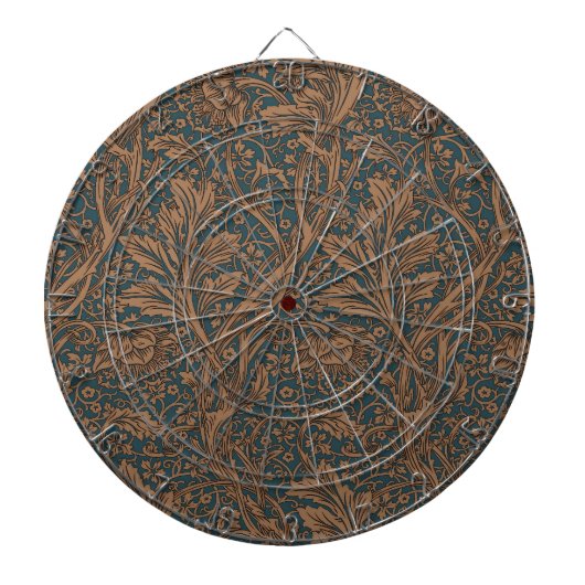 Vintage William Morris Arcadia Nahtlos Dartscheibe (vorne)