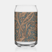 Vintage William Morris Arcadia Nahtlos Dosenglas (Rechts)