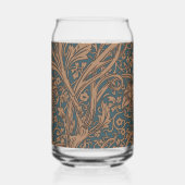 Vintage William Morris Arcadia Nahtlos Dosenglas (Links)