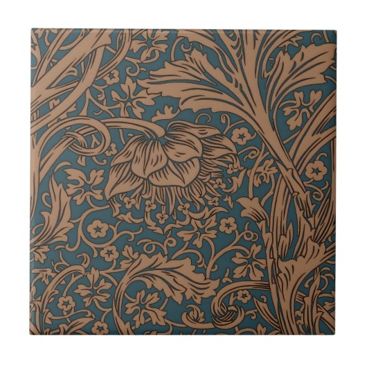 Vintage William Morris Arcadia Nahtlos Fliese (Vorderseite)