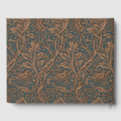 Vintage William Morris Arcadia Nahtlos Gästebuch (Rückseite)