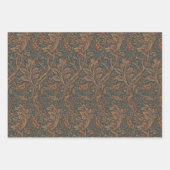 Vintage William Morris Arcadia Nahtlos Geschenkpapier Set (Vorderseite 3)