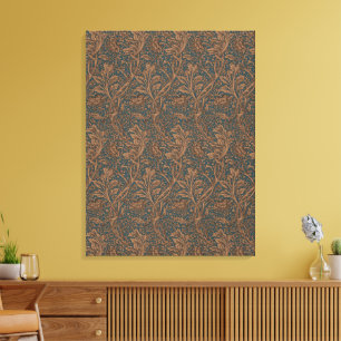 Vintage William Morris Arcadia Nahtlos Leinwanddruck