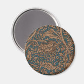 Vintage William Morris Arcadia Nahtlos Magnet (Vorderseite/Rückseite)