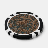 Vintage William Morris Arcadia Nahtlos Pokerchips (Einzeln)