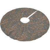 Vintage William Morris Arcadia Nahtlos Polyester Weihnachtsbaumdecke (Schrägansicht)