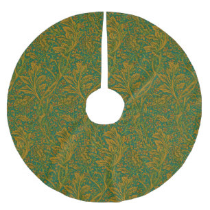 Vintage William Morris Arcadia nahtlos Polyester Weihnachtsbaumdecke