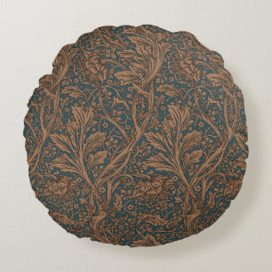 Vintage William Morris Arcadia Nahtlos Rundes Kissen