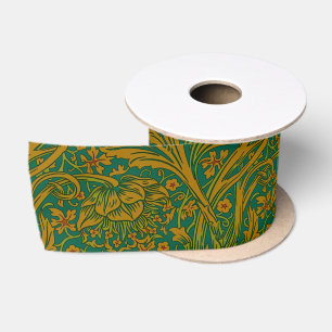 Vintage William Morris Arcadia nahtlos Satinband