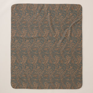 Vintage William Morris Arcadia Nahtlos Sherpadecke