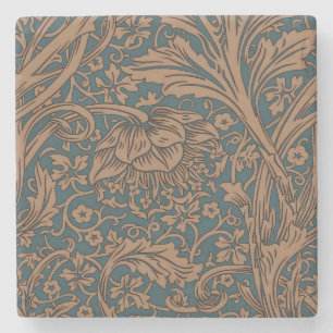 Vintage William Morris Arcadia Nahtlos Steinuntersetzer