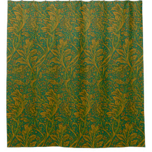 Vintage William Morris Arcadia Voll nahtlos Duschvorhang