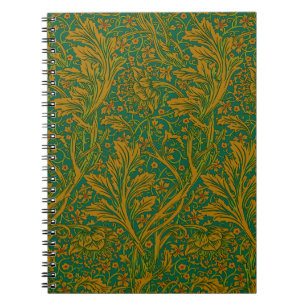 Vintage William Morris Arcadia voll nahtlos Notizblock