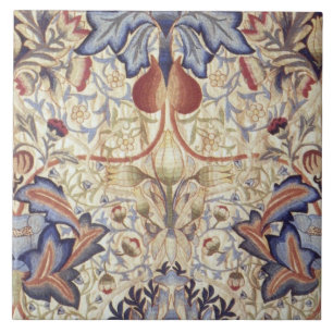Vintage William Morris Artischocke Fliese