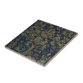 Vintage William Morris–Baum des Lebens  Fliese (Seite)